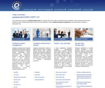 Eurocert.cz(EURO CERT CZ) Screenshot
