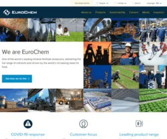 Eurochemagro.com(Eurochem Agro) Screenshot