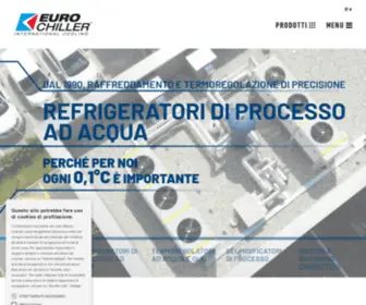 Eurochiller.com(Precise cooling and heating systems) Screenshot