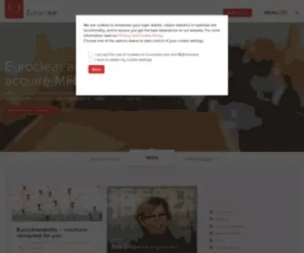 Euroclear.com(Euroclear) Screenshot