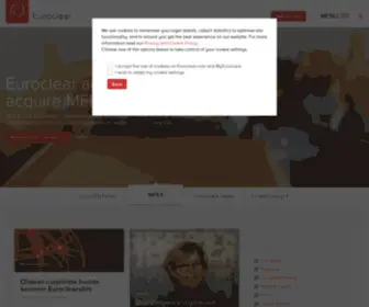 Euroclear.eu(Home) Screenshot