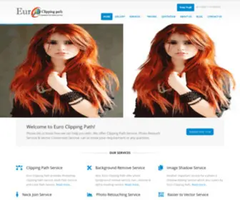 Euroclippingpath.com(Clipping Path Service and Vector Conversion Service) Screenshot