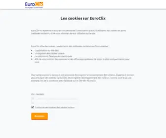 Euroclix.fr(Les cookies sur EuroClix) Screenshot