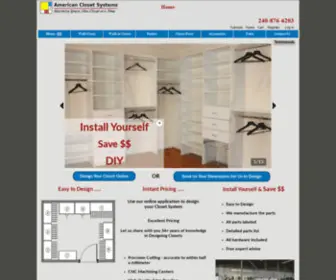 Euroclosetparts.com(Closet Components) Screenshot