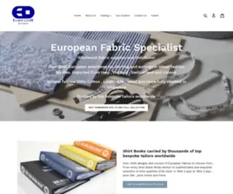 Eurocloth.com(EUROCLOTH TEXTILES) Screenshot