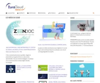 Eurocloud.fr(Page d'accueil) Screenshot