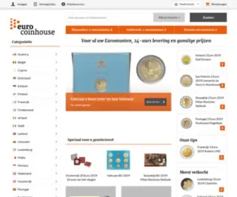 Eurocoinhouse.com(Euromunten kopen in onze online webwinkel) Screenshot