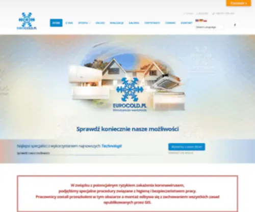 Eurocold.pl(Montaż klimatyzacji) Screenshot