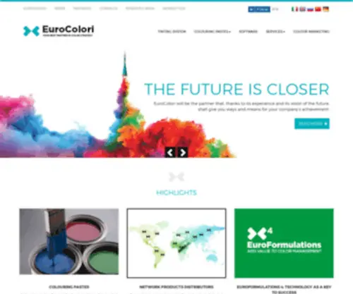 Eurocolori.com(Tinting Systems) Screenshot