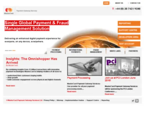 Eurocommerce.ie(Global Payment Gateway) Screenshot