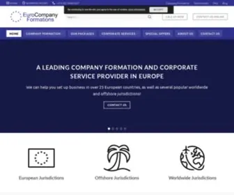 Eurocompanyformations.com(Euro Company Formations) Screenshot