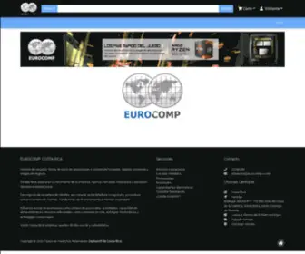 Eurocompcr.com(EUROCOMP COSTA RICA) Screenshot