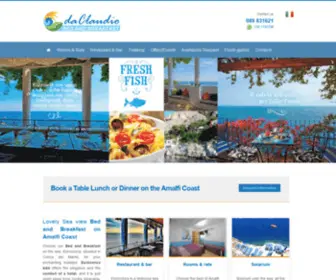 Euroconca.com(Sea view Bed and Breakfast in Amalfi Coast cozy like hotels) Screenshot