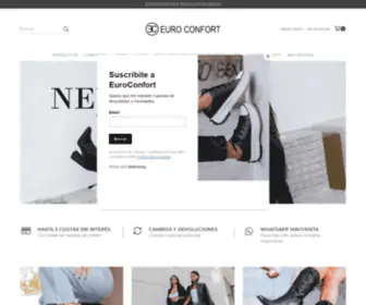 Euroconfortcalzado.com.ar(Euro Confort calzados) Screenshot