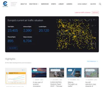 Eurocontrol.int(Supporting European Aviation) Screenshot