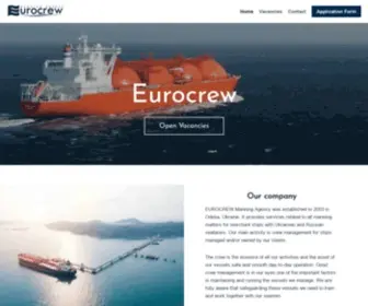 Eurocrew-UA.com(Manning Agency) Screenshot