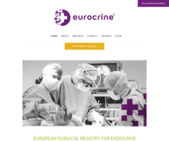 Eurocrine.eu(Eurocrine) Screenshot