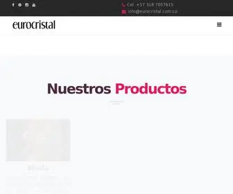 Eurocristal.com.co(Inicio) Screenshot