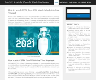 Eurocupsoccer.com(How to watch UEFA Euro 2021 Soccer Online Stream & Live Telecast) Screenshot