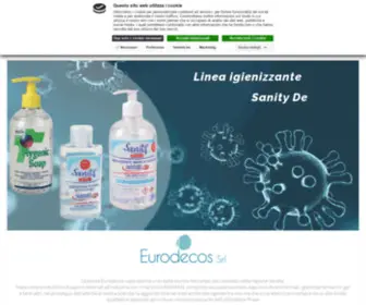 Eurodecos.it(Gel igienizzante) Screenshot