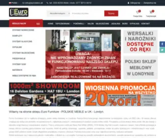 Eurodeko.uk(Euro Furniture) Screenshot