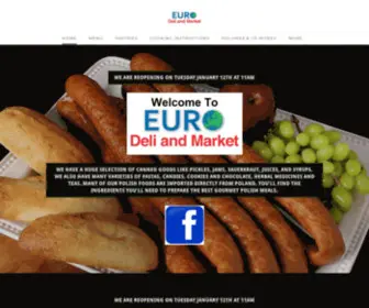 Eurodeliandmarket.com(Euro Deli and Market) Screenshot