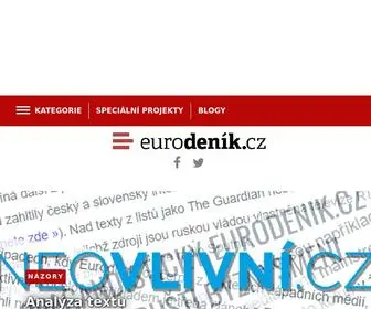 Eurodenik.cz(Deník) Screenshot