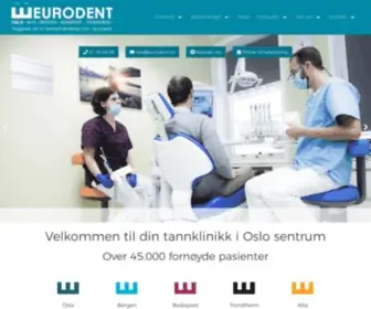 Eurodent.no(Din tannlege i Oslo) Screenshot