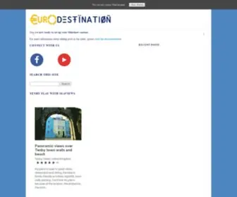 Eurodestination.com(Travel and Holidays in Europe) Screenshot