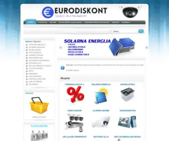 Eurodiskont.si(Eurodiskont-cenejši spletni nakupi) Screenshot