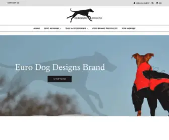 Eurodogdesigns.com(Dog Apparel) Screenshot