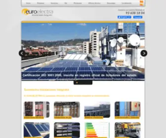 Euroelectra.com(Euroelectra Mantenimientos Integrales) Screenshot