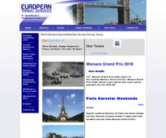 Euroencounters.com(Tour organiser) Screenshot