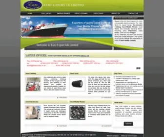 Euroexportuk.com(Euro Export UK Limited) Screenshot