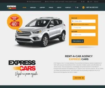 Euroexpresscars.com(Rent a Car Agency Banja Luka) Screenshot