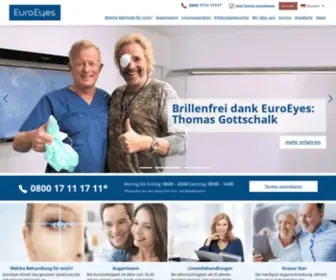 Euroeyes.de(Top Augenklinik 2020) Screenshot