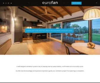 Eurofan.com.au(Ventilation By Design) Screenshot