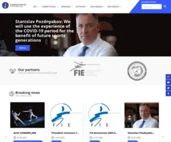Eurofencing.info(Website for European Fencing) Screenshot