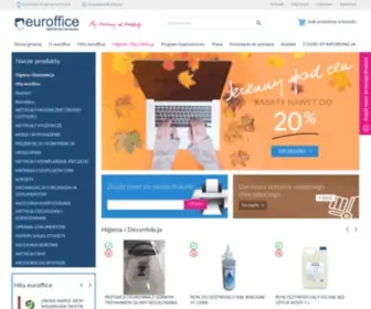 Euroffice.biz.pl(Wiodący dostawca artykułów do biura. U nas) Screenshot