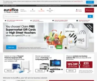 Euroffice.co.uk(Euroffice Discount Office Supplies and Office Stationery) Screenshot