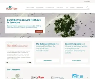 Eurofiber.com(Het begint bij glasvezel) Screenshot