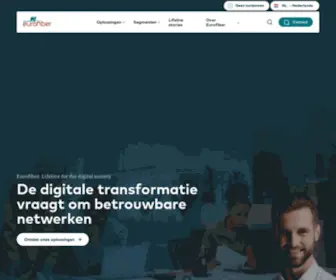 Eurofiber.nl(Zakelijk glasvezel) Screenshot