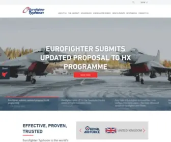 Eurofighter.com(Eurofighter Typhoon) Screenshot