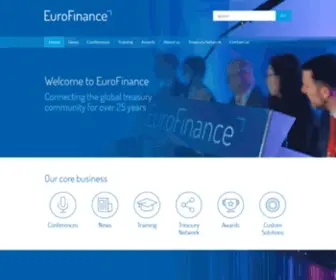 Eurofinance.com(The global treasury community) Screenshot