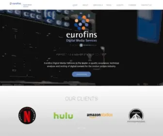 Eurofins-DMS.com(Eurofins Digital Media Services) Screenshot