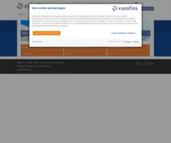 Eurofins.be(Eurofins Belgique) Screenshot