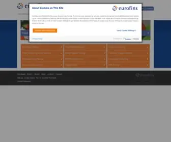 Eurofins.co.uk(Eurofins UK) Screenshot
