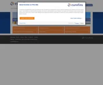 Eurofinsus.com(Eurofins USA) Screenshot