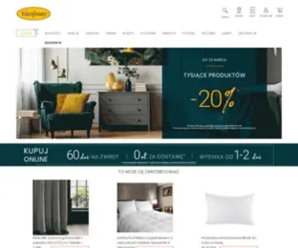 Eurofirany.com.pl(Sklep internetowy z dekoracjami i wystrojem okien) Screenshot
