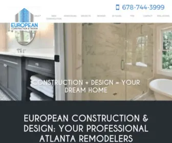 Euroflooratl.com(European Construction & Design) Screenshot